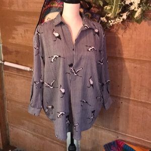 Striped Tunic by Joy Joy